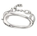 Pulsera Gravity en plata de la línea Órbitas Planetarias de la colección Universo de Uno de 50