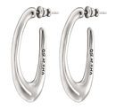 Pendientes Tú orbitas? en plata de la colección Universo de Uno de 50