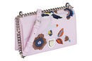 Bolso rosa pequeño rectangular con asa larga de cadena de la línea 'Dior Paradise'