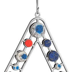 Pendiente triangular con piedras de color de la línea 'Dior Paradise'