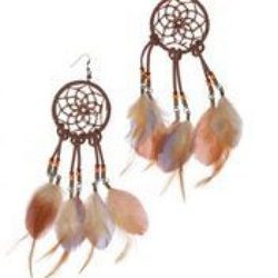 Pendientes atrapasueño con plumas de Claire's primavera/verano 2016
