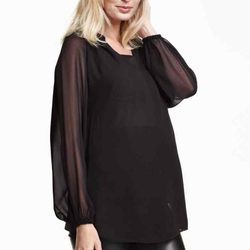 Blusa de gasa de la línea premamá de H&M para la temporada AW 2015