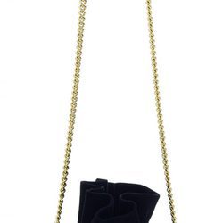 Mini bolso cubo dorado en piel de becerro de Salvatore Ferragamo temporada invierno 2015