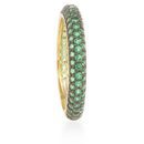 Anillo Kay de piedras preciosas verdes de la línea 'Edurne for Luxor' para la temporada invierno 2015
