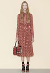 Vestido estampado de estilo retro para la línea Pre-Fall 2016 de Valentino