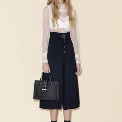 Pantalones palazzo y top transparente para la línea Pre-Fall 2016 de Valentino