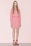 Mini vestido estilo retro en color rosa pastel para la línea Pre-Fall 2016 de Valentino