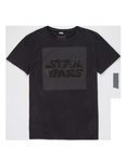 Camiseta negra de manga corta con logo de 'Star Wars' para Lefties