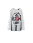 Camiseta gris de manga larga con R2D2 de 'Star Wars' para Lefties