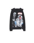 Camiseta negra con capucha con personajes de 'Star Wars' para Lefties