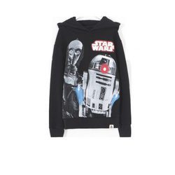 Camiseta negra con capucha con personajes de 'Star Wars' para Lefties