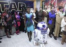 Lupita Nyongo en Good Morning America! con caracterización de 'Star Wars'