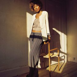 Top de punto con chaqueta y pantalones anchos de Primark para la temporada primavera/verano 2016