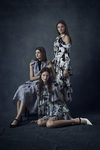 Vestidos con estampados en blanco y negro de la colección Pre-Fall 2016 de Erdem