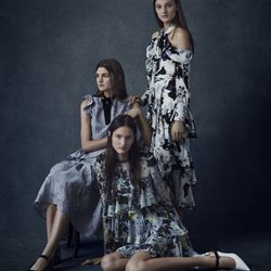 Vestidos con estampados en blanco y negro de la colección Pre-Fall 2016 de Erdem