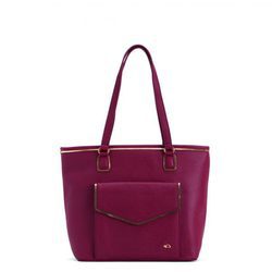 Bolso de hombro cuadrado en burdeos de la nueva colección de Carpisa para navidad 2015