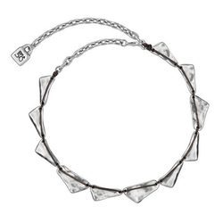 Collar con detalles metálicos unidos por cuero de la colección 'The Darker Side' de Uno de 50