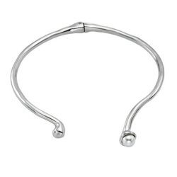 Collar abierto de plata de la colección 'The Darker Side' de Uno de 50