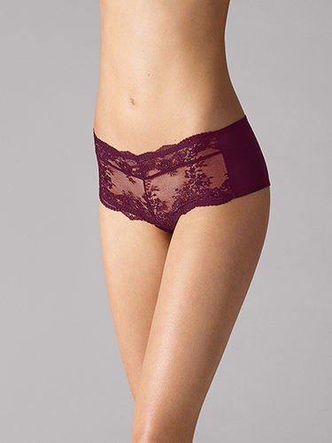 Culotte 'filigra lace' de encaje en berenjena de Wolford para 'Summer Lingerie' 2016
