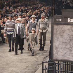 Chalecos de jacquard en lana de la línea masculina de la última colección de Chanel