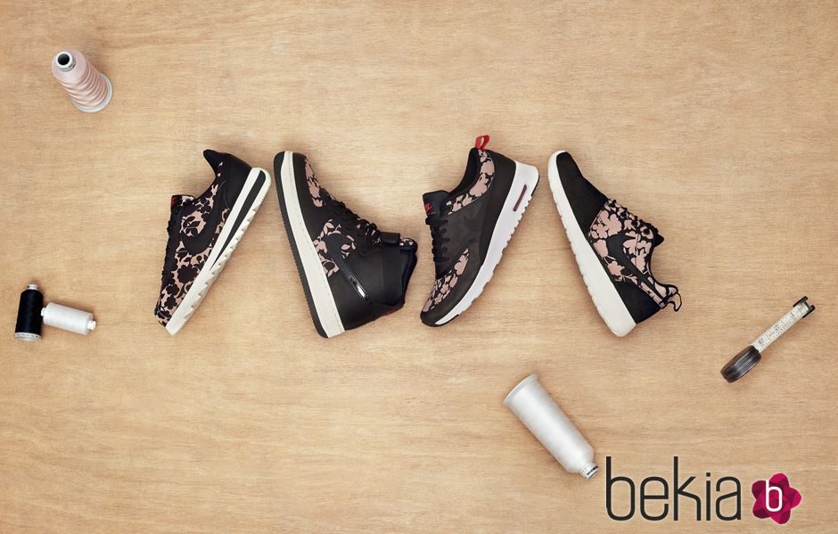 Imagen de la campaña colaborativa Liberty London x Nike