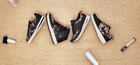Imagen de la campaña colaborativa Liberty London x Nike