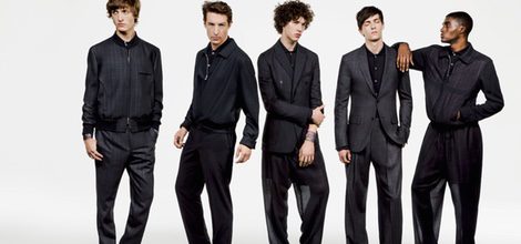 Trajes total black de la nueva colección de Ermenegildo Zegna