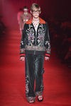 Chandal deportivo de terciopelo con estampado floral para Gucci