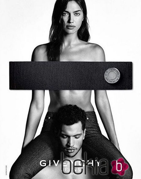 Irina Shayk y Chris Moore, embajadores de la campaña denim de Givenchy invierno 2016