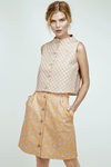 Conjunto con diferente estampado con top y falda de Dolores Promesas Resort 2016