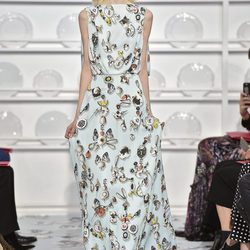 Vestido con estampado surrealista de Schiaparelli en la Semana de la Alta Costura de París Primavera/Verano 2016
