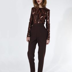 Jersey de lentejuelas marsala de 2nd LAB by 2nd Skin para primavera/verano 2016