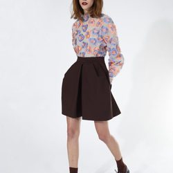 Falda midi y jersey con detalles florales de 2nd LAB by 2nd Skin para primavera/verano 2016