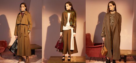 Abrigo oversize en clave trench en ocre de Lanvin