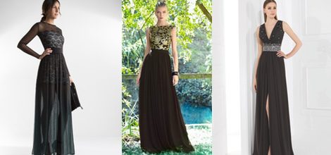 Vestido de gasa con mangas y sobre falda transparente y cuerpo encaje vegetal de Roberto Verino
