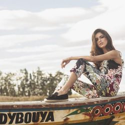 Lucía Rivera Romero con un mono de flores primavera/verano 2016 de Highly Preppy