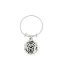 Anillo con charm 'Serenity' plateado de Alex and Ani