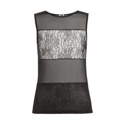Camiseta de pijama con transparencias en negro de la nueva colección ONE LOVE para San Valentín 2016 de Yamamay