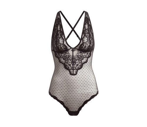 Body con estampado lunar de la nueva colección ONE LOVE para San Valentín 2016 de Yamamay