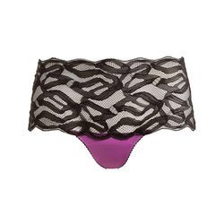Braga con encanjes anchos en negro de la nueva colección ONE LOVE para San Valentín 2016 de Yamamay