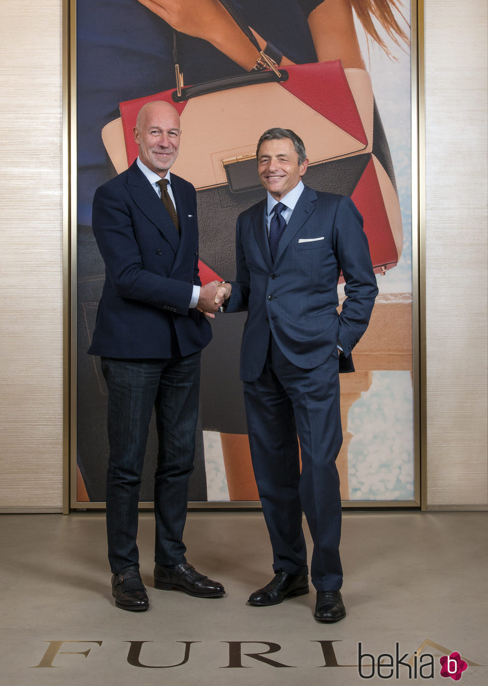 Massimo Carraro y Eraldo Poletto en el acuerdo para su nueva línea de relojes