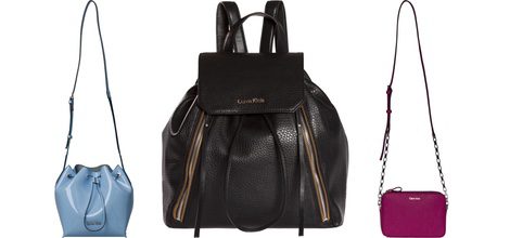 Mochila de piel con cremalleras de Calvin Klein para primavera/verano 2016
