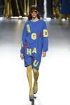 Vestido camisero con letras de Ágatha Ruiz de la Prada en la FW de Madrid para otoño/invierno 2016/2017