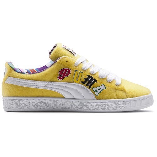 Deportiva amarilla de Puma x Dee & Ricky