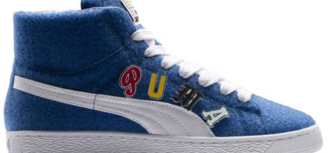 Botín deportiva azul de Puma x Dee & Ricky