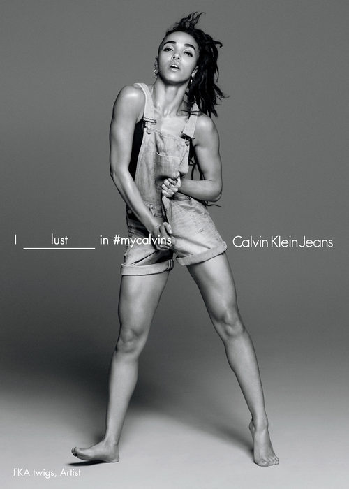 FKA posa con Calvin Klein en la coleccion primavera/verano 2016