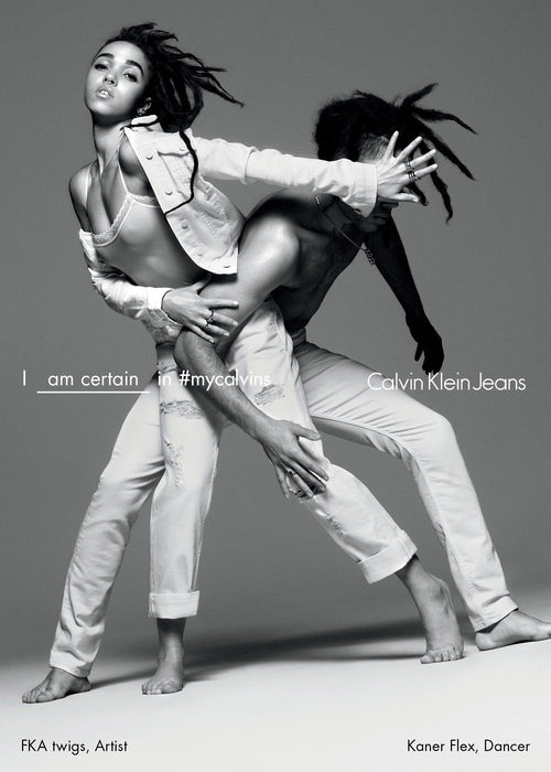 FKA twigs y Calvin Klein para la nueva campaña primavera/verano 2016