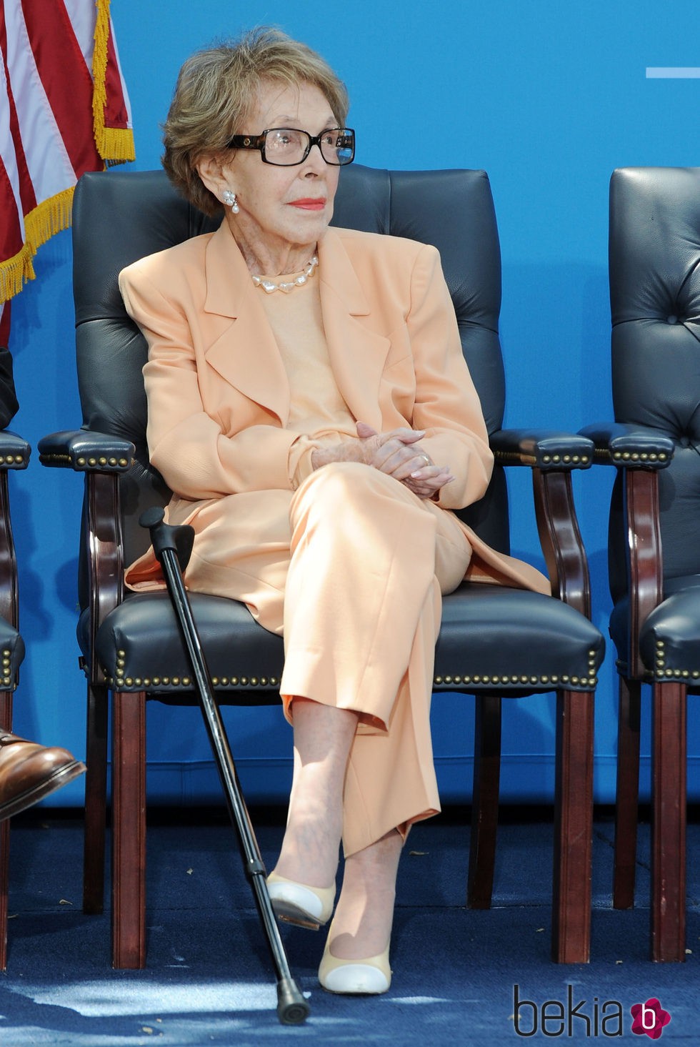 Nancy Reagan durante la inauguración 'Treasures Of Walt Disney"