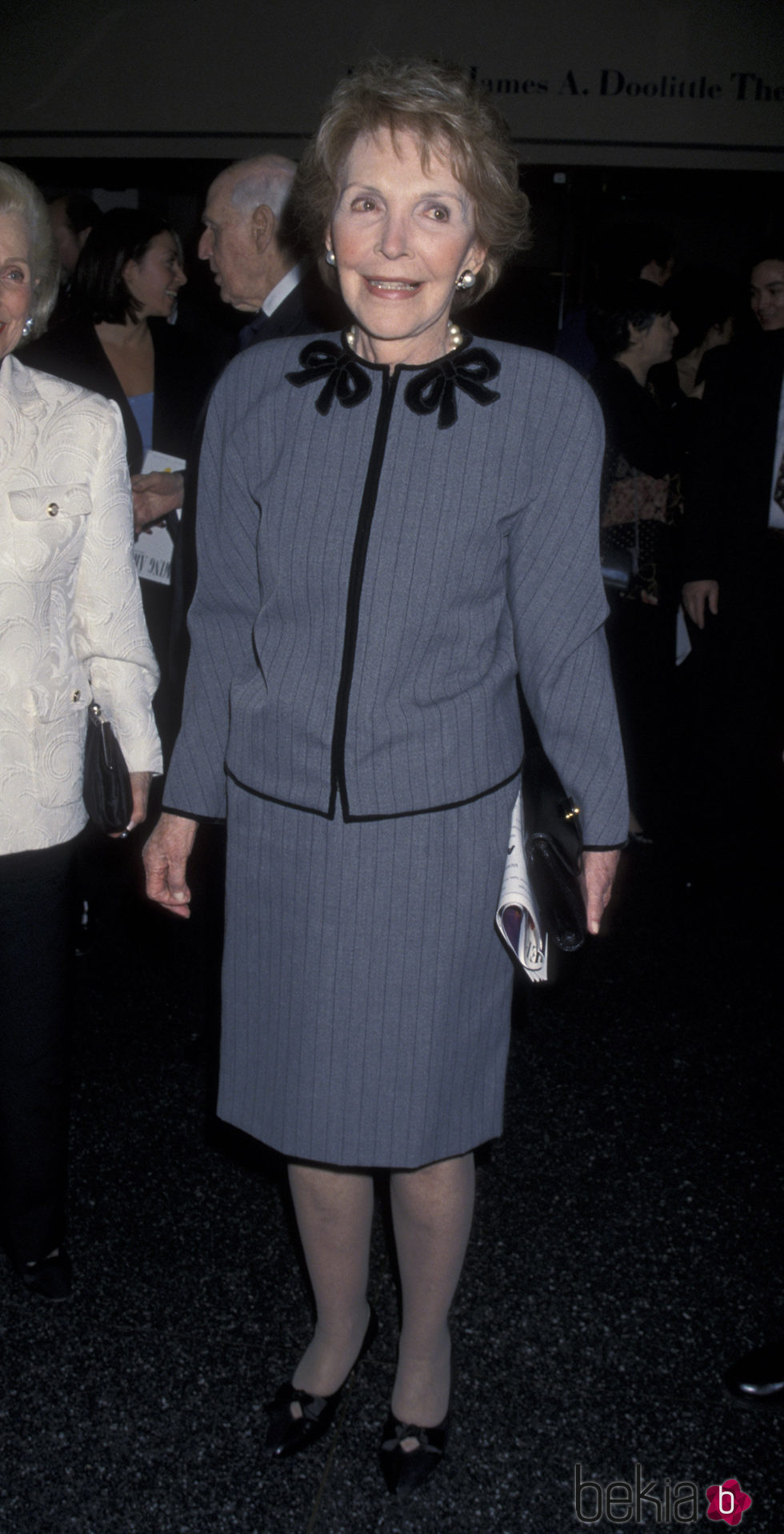 Nancy Reagan durante el estreno de 'Art' en el Doulby Theatre en Los Ángeles