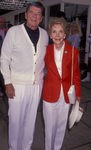 Ronald Reagan y Nancy Reagan durante el Tercer Torneo Benéfico Anual de Tenis